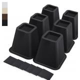 $28 ANNKUT 6 Inch Heavy Duty Bed Risers,...