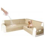 $174 Waterproof Corner Sectional Couch Cover...