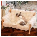 $54 CHEERHOME PETS Elevated Cat Couch Bed for...