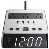 $58 Alarm Clock with USB Charger JACKYLED Power...