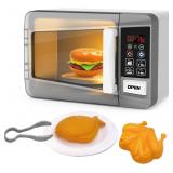 $45 Microwave Oven Toy Kids Kitchen Playset...