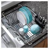 $32 Dish Drying Rack Over the Sink In Stainless...