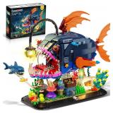 $42 INSOON Mechanical Angler Fish Building Set...