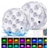 $13 YiaMia Hot Tub Lights - 2-Pack RGB Color...