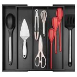 $46 Purawood Kitchen Drawer Organizer -...