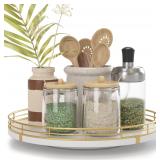 $23 10' Wooden Lazy Susan Turntable for Cabinet...
