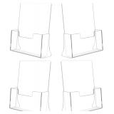 $54 4 Pack Acrylic Brochure Holder 8.5 x 11...