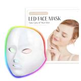 $85 SDKWDH LED Face Mask Light Therapy, Red...