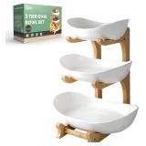 $81 Seven Sparta 3 Tier Fruit Bowl for Kitchen...