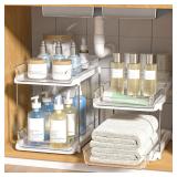 $39 Delamu 2-Tier Multi-Purpose Bathroom Under...