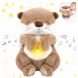 $81 LUKETURE Snuggle Breathing Otter Plush Toy...