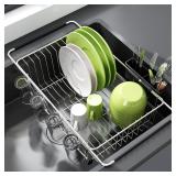 $38 JASIWAY Dish Drying Rack in Sink,...