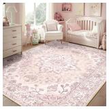 $67 RELEANY Area Rugs 5'x7' Washable Non-Slip,...