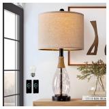 $66 OYEARS Bedside Table Lamp with USB, 23 ...
