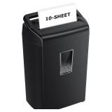 $43 Bonsaii 10-Sheet Cross Cut Paper Shredder,...