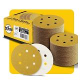 $31 100PCS 6 Inch 100 Grit 150mm 6 Hole Sanding...