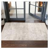 $28 Washable 2x5 Kitchen Runner Rug: Abstract...