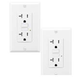 $19 Shadid GFCI Outlet, 20 Amp, Weather Proof,...