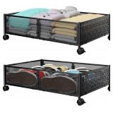 $59 PHINOX Under Bed Storage Containers with...