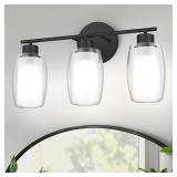 $81 Aipsun Black Vanity Light 3 Lights Bathroom...