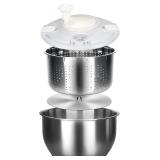 $65 6L-Stainless Steel Salad Rotator, Vegetable...