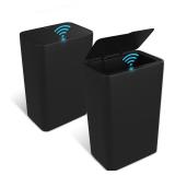 $50 Naisu 2 Pack 4 Gal Bathroom Trash Can with...