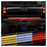 $61 60 Inch Tailgate Light Bar Quad Row LED...