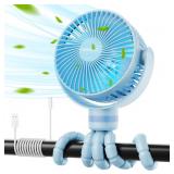 $40 Momcozy 8000mAh Portable Stroller Fan, 27H...