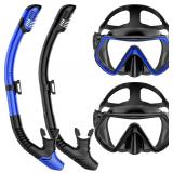 $40 Snorkeling Gear for Adults, Dry-Top Snorkel...
