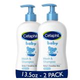 $20 Cetaphil Baby Wash & Shampoo, 13.5oz Pack...