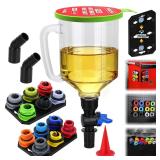 $67 18-Piece Engine Oil Funnel Kit, 1.59QT/1.5L...
