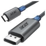 $12 Acer USB C to DisplayPort Cable 6.6 FT...