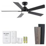$108 Modern Ceiling Fans with Lights - 52 inch...