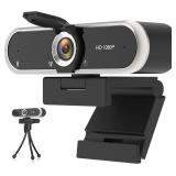 $13 Webcam 1080P with Microphone & Privacy...