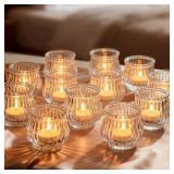 $19 Glasseam Glass Tealight Candle Holder: 12...
