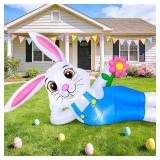 $54 6FT Easter Inflatable Bunny Outdoor...