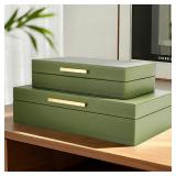 $36 Decorative Storage Boxes with Lids, Set of...