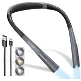 $24 Glocusent Upgraded LED Neck Reading Light,...