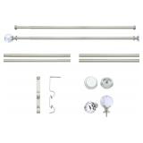 $16 Double Curtain Rods for Windows 30 to 84...
