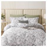 $49 OAITE Duvet Cover Set,100% Cotton Comforter...