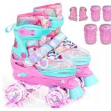$59 Sportneer Kids Roller Skates: 4 Size...