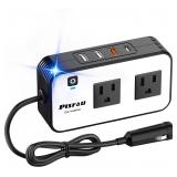 $27 200W Car Power Inverter, PiSFAU DC 12V to...