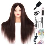 $27 Mannequin Head with 60% Real Hair,...