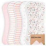 $24 Organic Burp Cloths Baby Boy & Girl -...