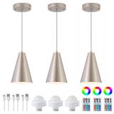 $108 Dijiahua Brushed Nickel Battery Operated...