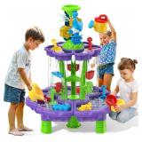 $67 Kids Flower Water Sand Table for Toddlers -...