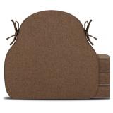 $63 4 Pack Brown Winsor Chair Cushions with...