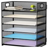 $28 Marbrasse 6 Tier Paper Organizer Letter...
