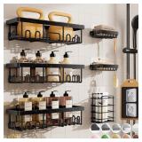 $16 Veken Shower Caddy 6-Pack, Advanced...