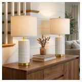 $55 PoKat Small Bedside Table Lamps Set of 2...